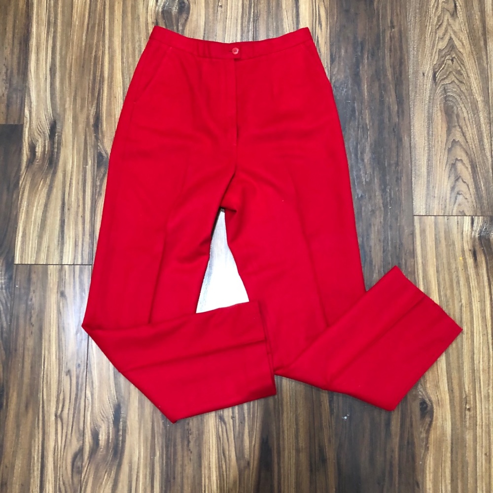 Pendleton red wool pants